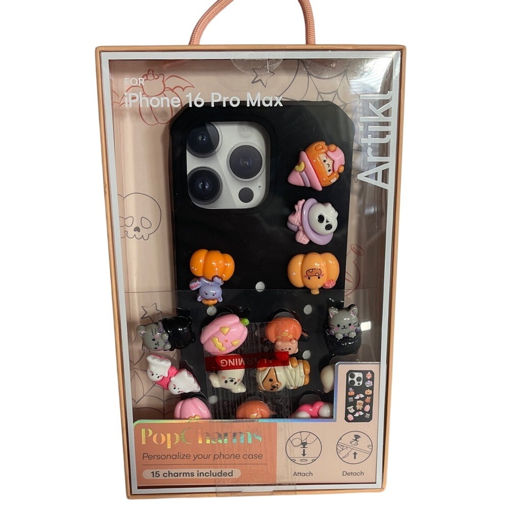 Artikl Halloween Phone Case with Charms iPhone 16 Pro Max NWT